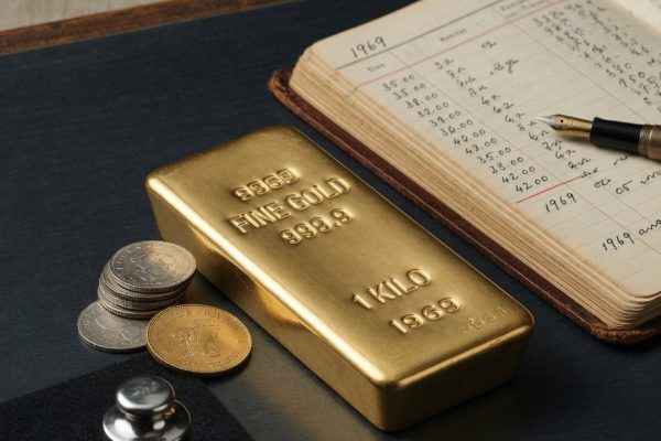 Beitragsbild: Goldpreis 1969: Kurs, Hintergründe und Einordnung
