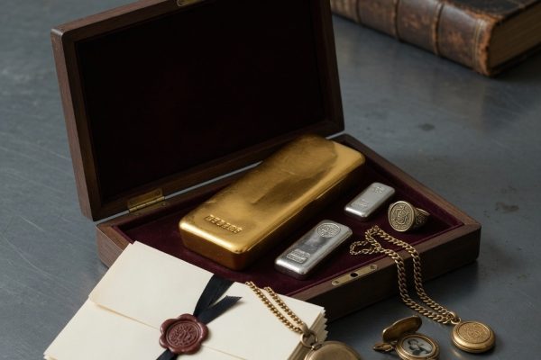 Beitragsbild: Gold richtig vererben: Steuer, Nachweis und Depot