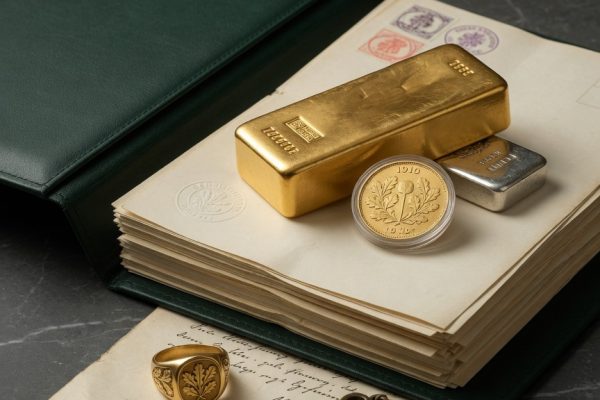 Beitragsbild: Gold vererben in Deutschland: Steuern und Ablauf