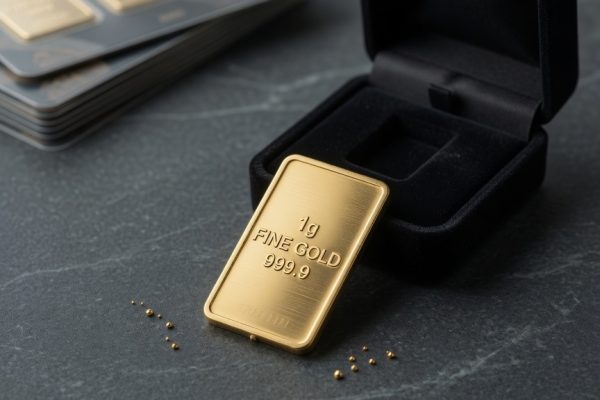 Beitragsbild: 1 Gramm Gold kaufen: Preis, Aufgeld und Lagerung